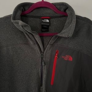North Face Dark Grey 1/4 Zip